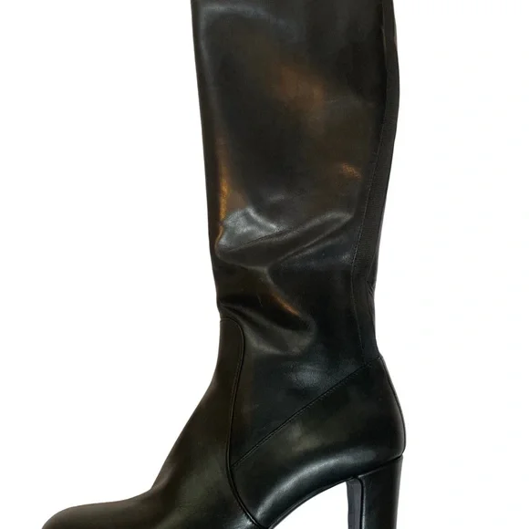 Aquatalia knee high black leather boot - Picture 12 of 12